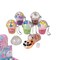 Magic Mix Mini Cup Slime – 2" Bubble Tea Slime Cups with Boba & Mix-Ins, Assorted Colors